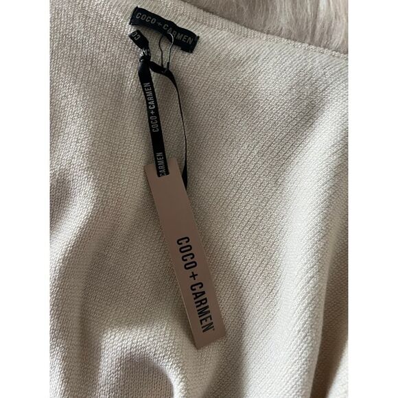 BRAND NEW COCO + CARMEN FAUX FUR JACKET ONE SIZE - Picture 7 of 8